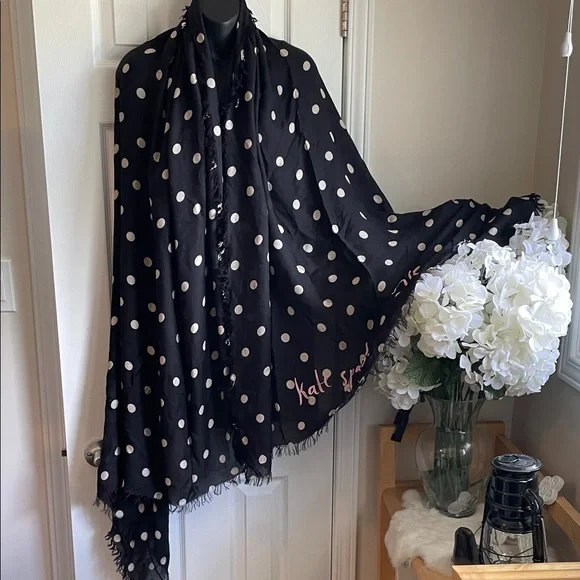 Kate Spade Black with Cream Polka Dots - Picture 3 of 7